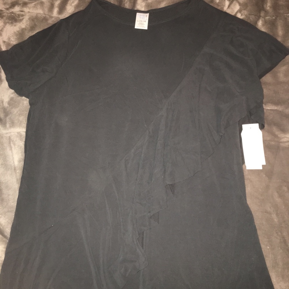 Time and Tru Ruffle Top - Picture 5 of 8